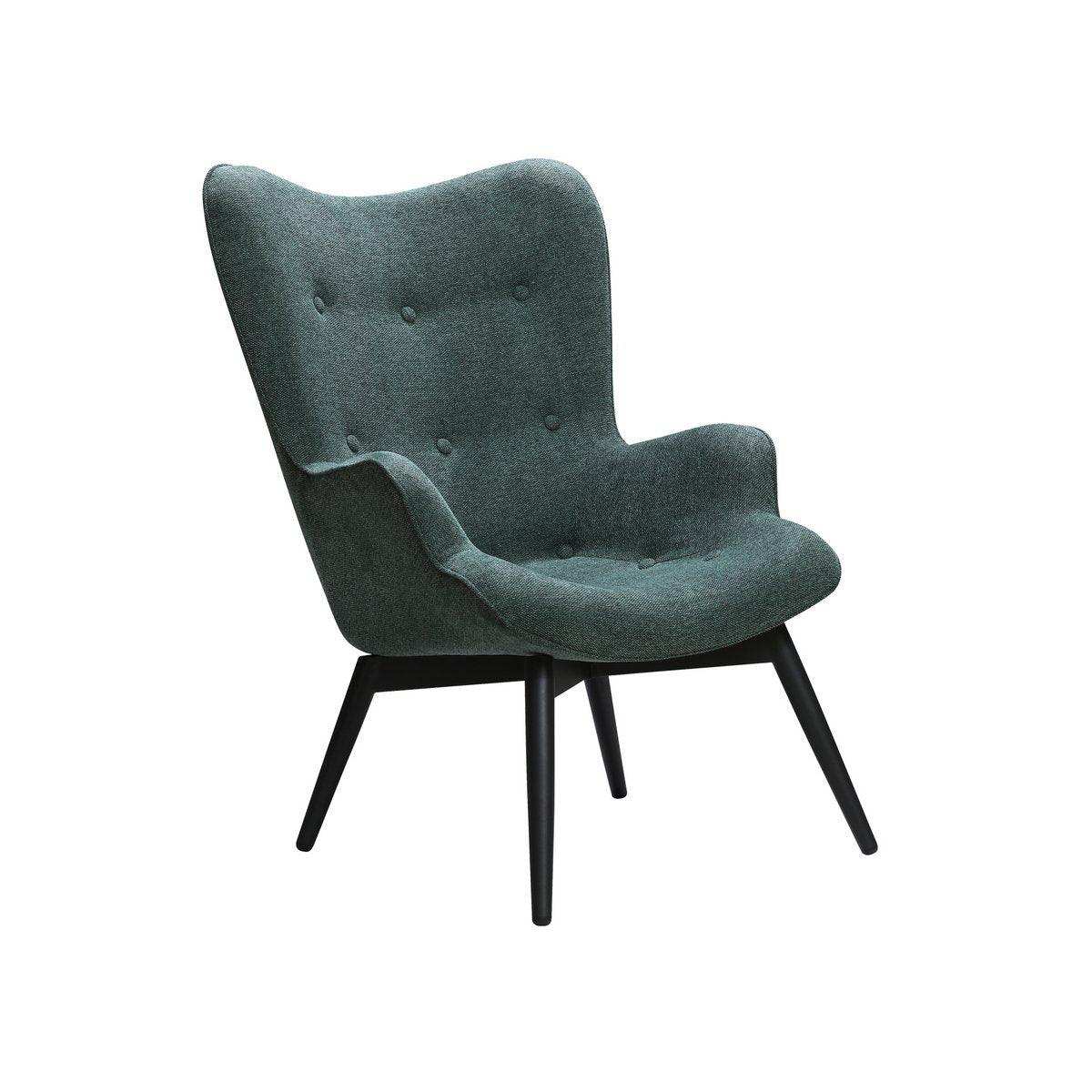 Sessel Tannengrün Strukturstoff - HomeDesign Knaus