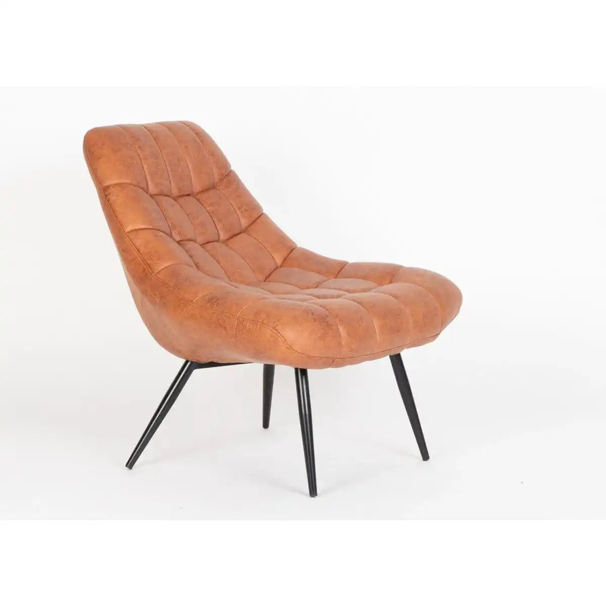 Sessel XXL Kunstleder Hellbraun - HomeDesign Knaus