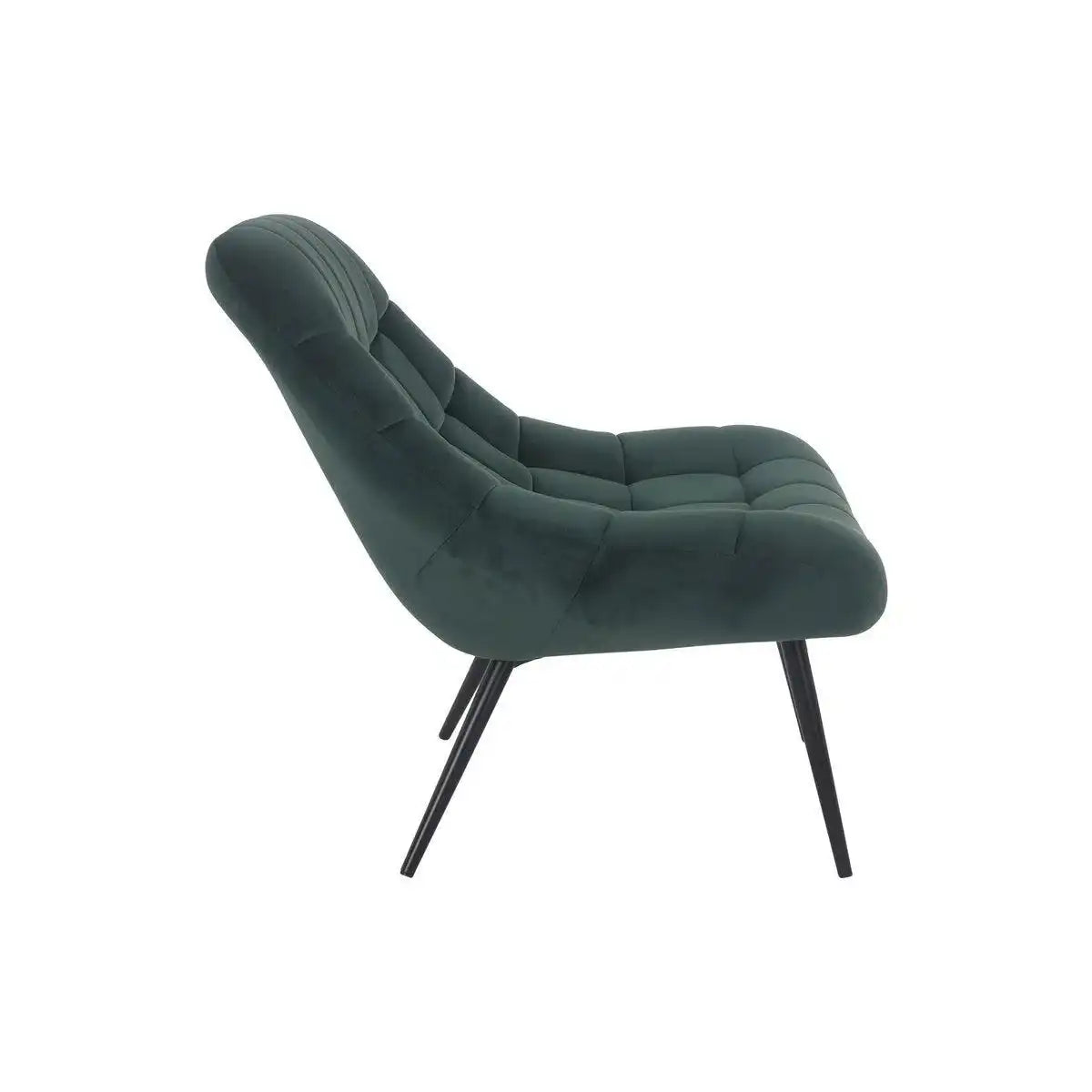Sessel XXL Samt grün Metall schwarz - HomeDesign Knaus