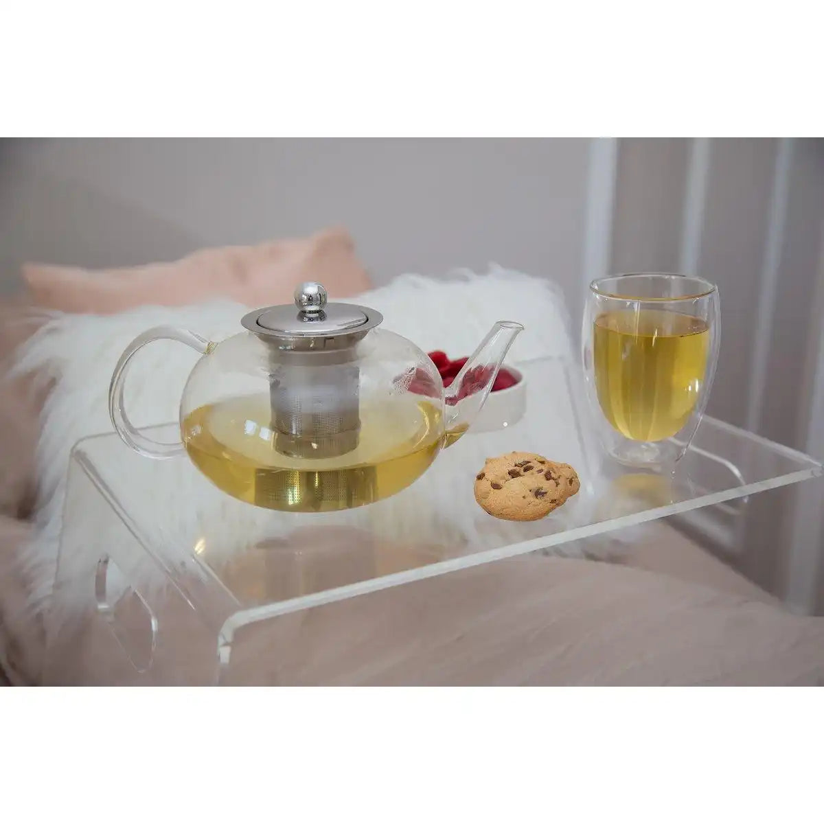 SET 2 DOUBLE WALL GLASS TEE CUPS 250ML - HomeDesign Knaus