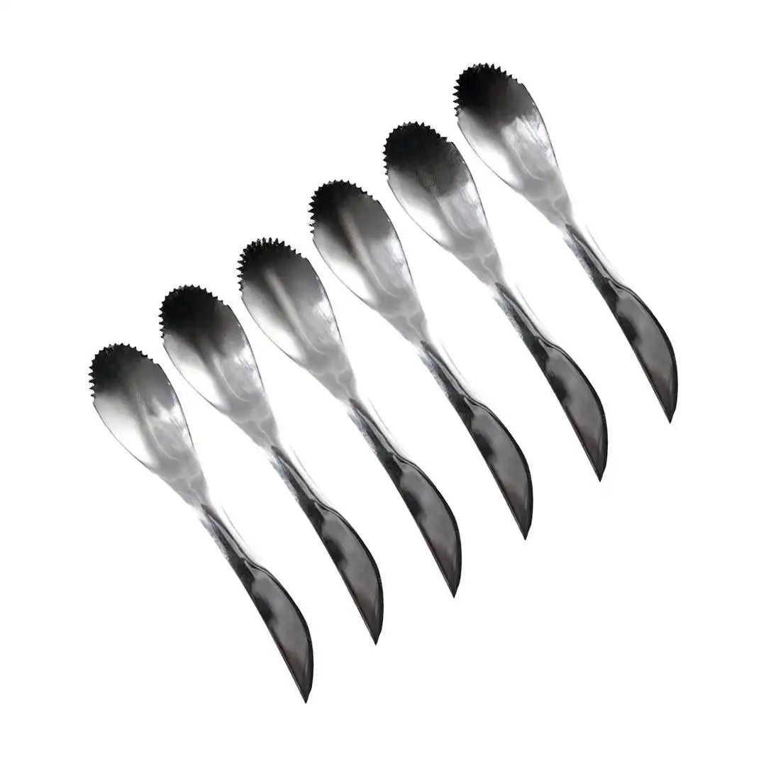 SET 6 CUIL. INOX KIWI / GRAPEFRUIT - HomeDesign Knaus