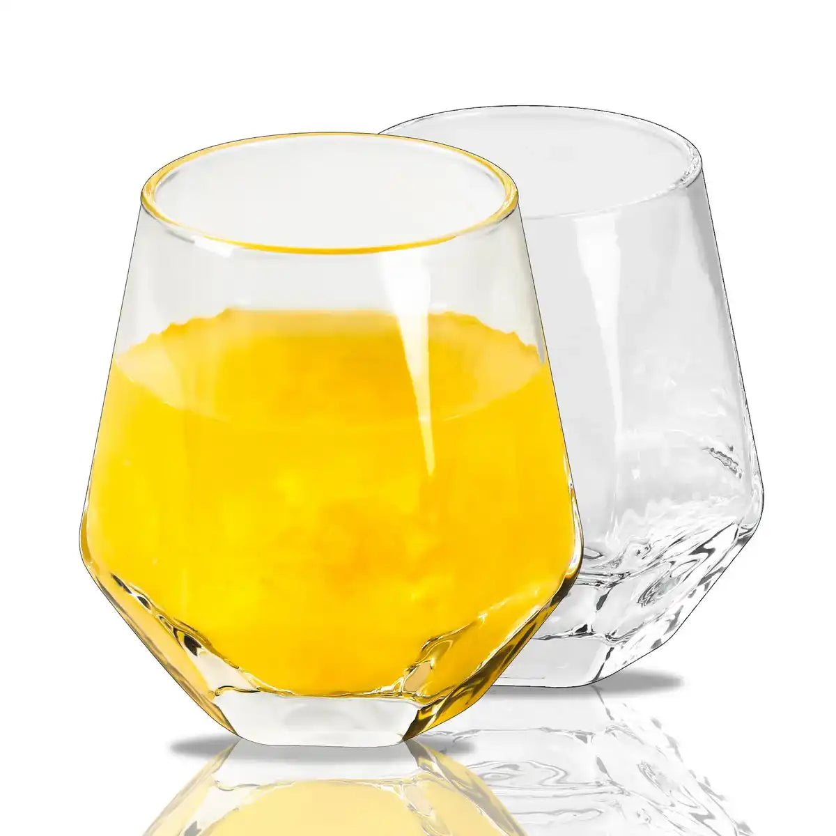 Set von 2 Whisky Facettenbrillen - HomeDesign Knaus