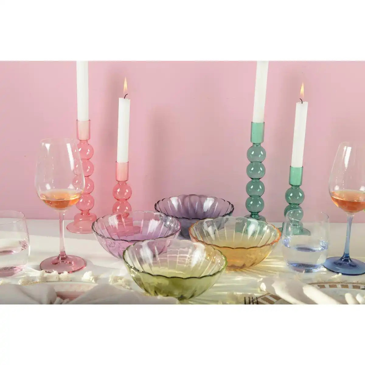 Set von 4 Multi -Core -Schalen - Frühling - HomeDesign Knaus