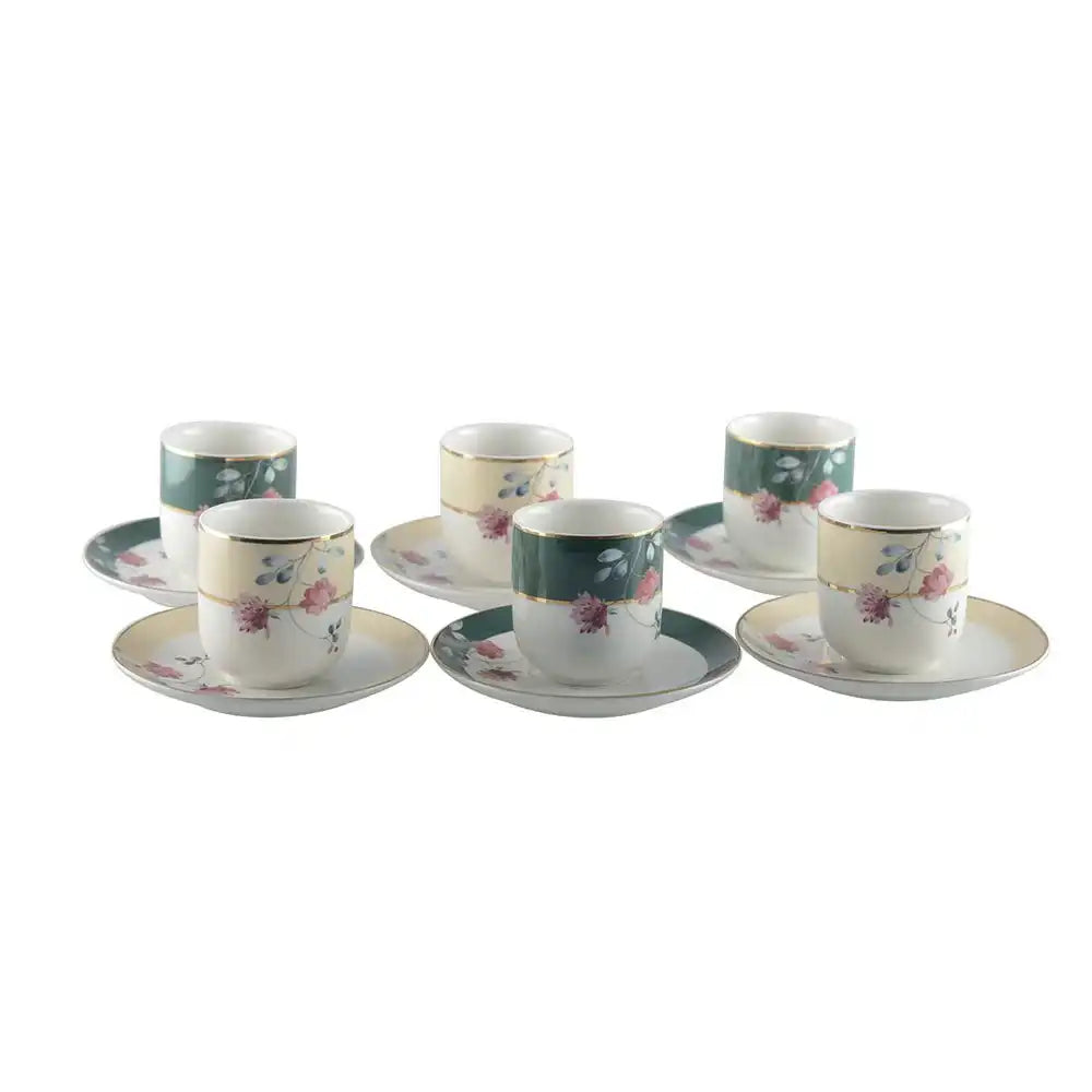 Set von 6 Tassen im Blumencafé - HomeDesign Knaus