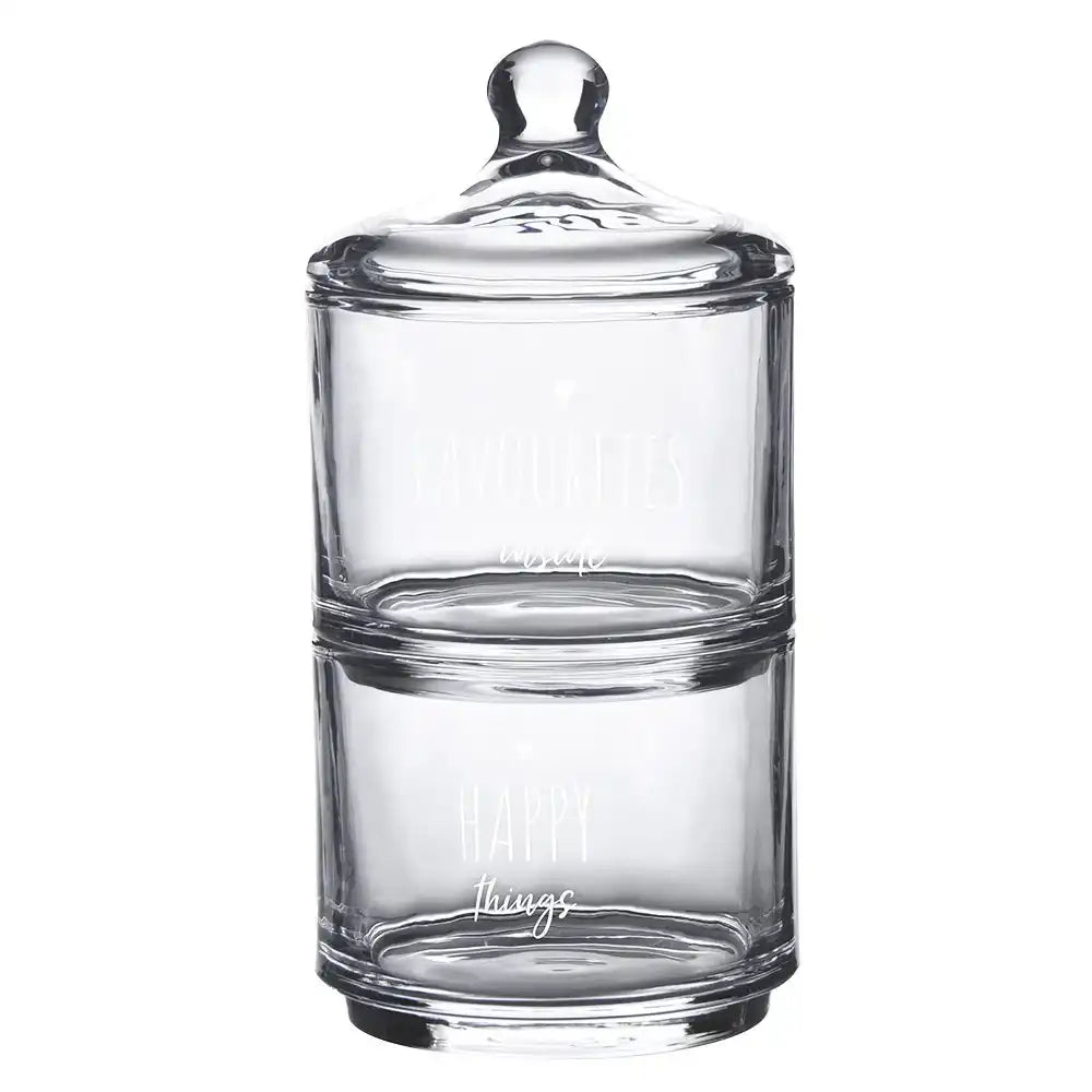 Set Vorrats-glas-dose mit Deckel Ø 10x21 cm - HomeDesign Knaus