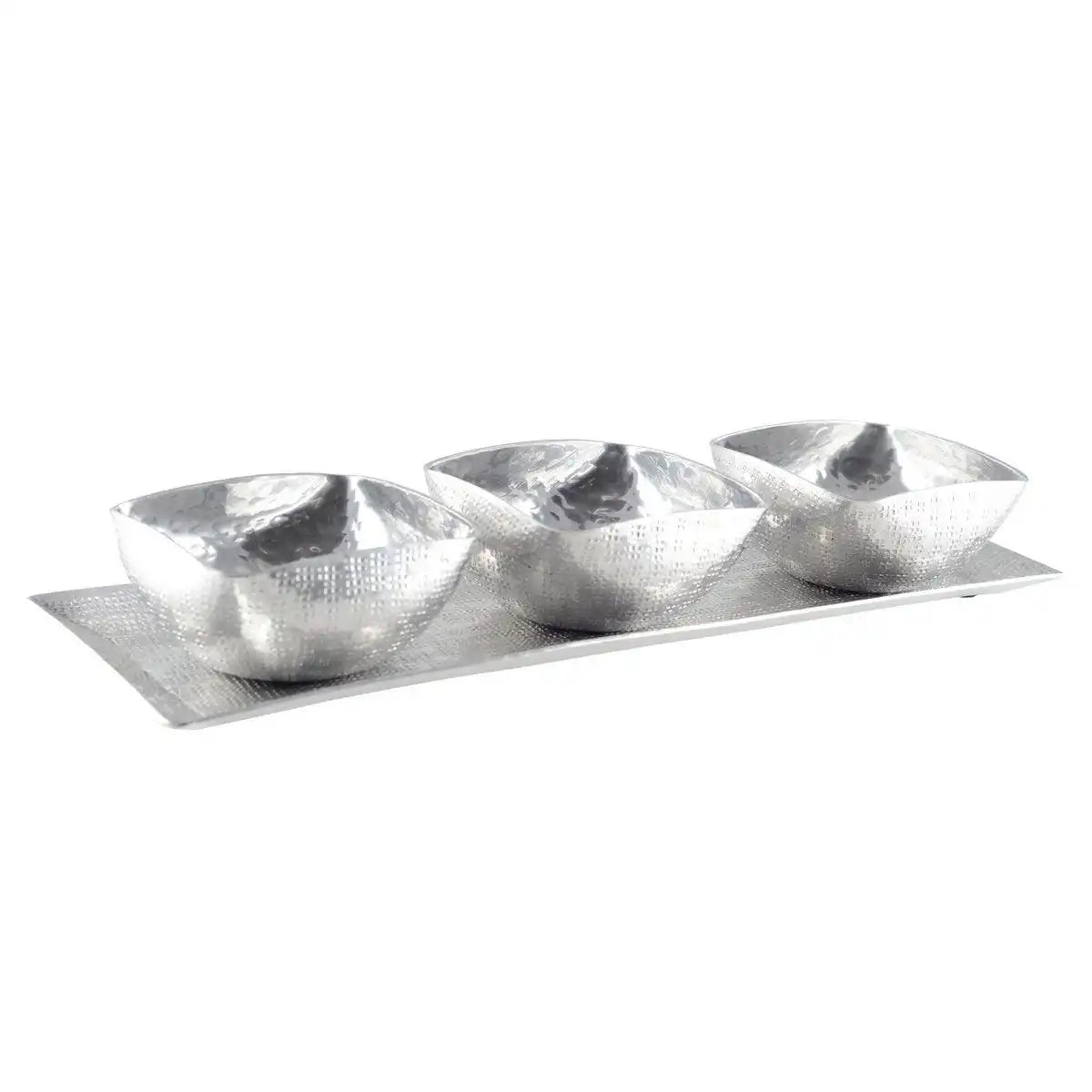 Setzen Sie 3 Tassen auf Aluminiumplatte - HomeDesign Knaus