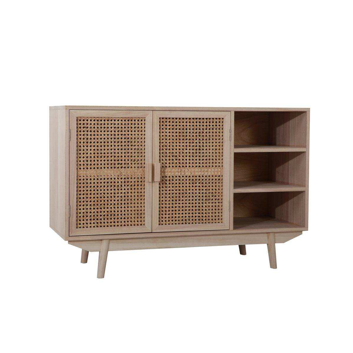 Sideboard 100x36 cm Rattangeflecht - HomeDesign Knaus
