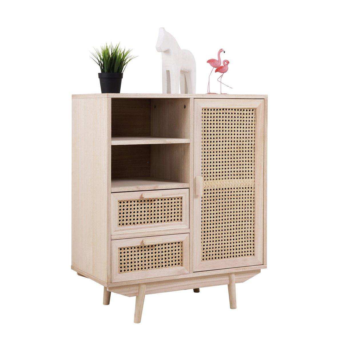 Sideboard 70x36 cm Rattangeflecht - HomeDesign Knaus