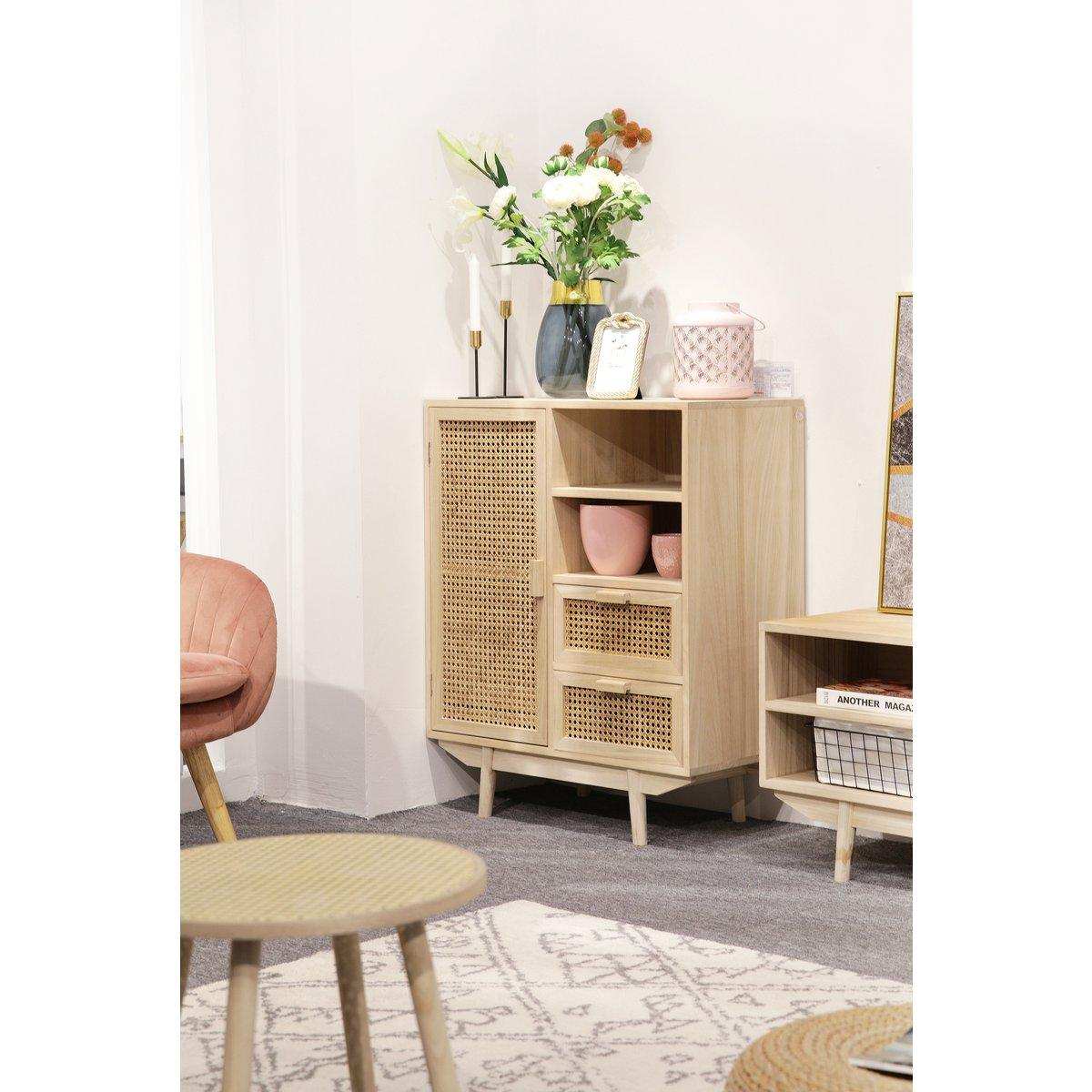 Sideboard 70x36 cm Rattangeflecht - HomeDesign Knaus