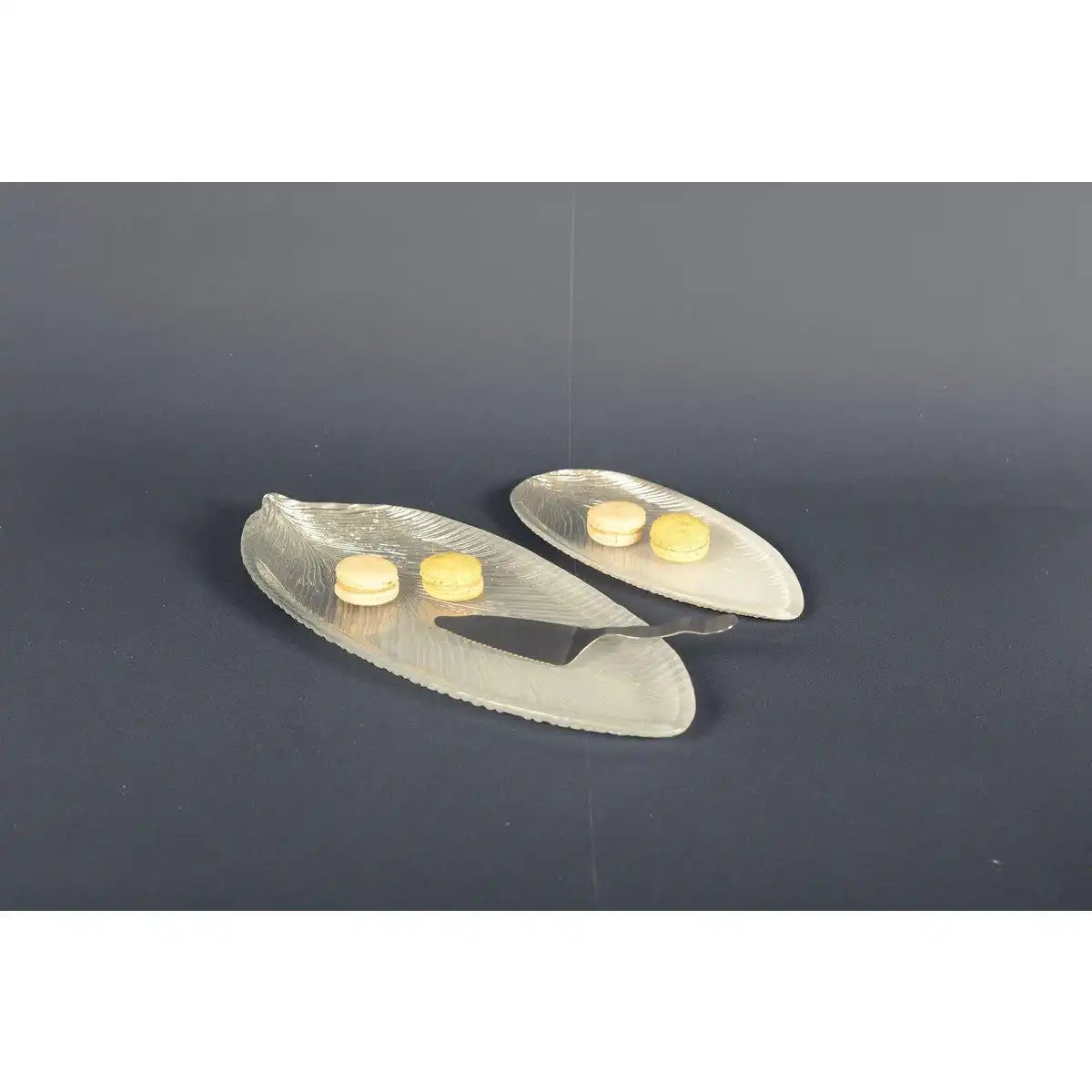 Silber -Abbau Blatt großes Modell 43x20x3.2 cm - HomeDesign Knaus