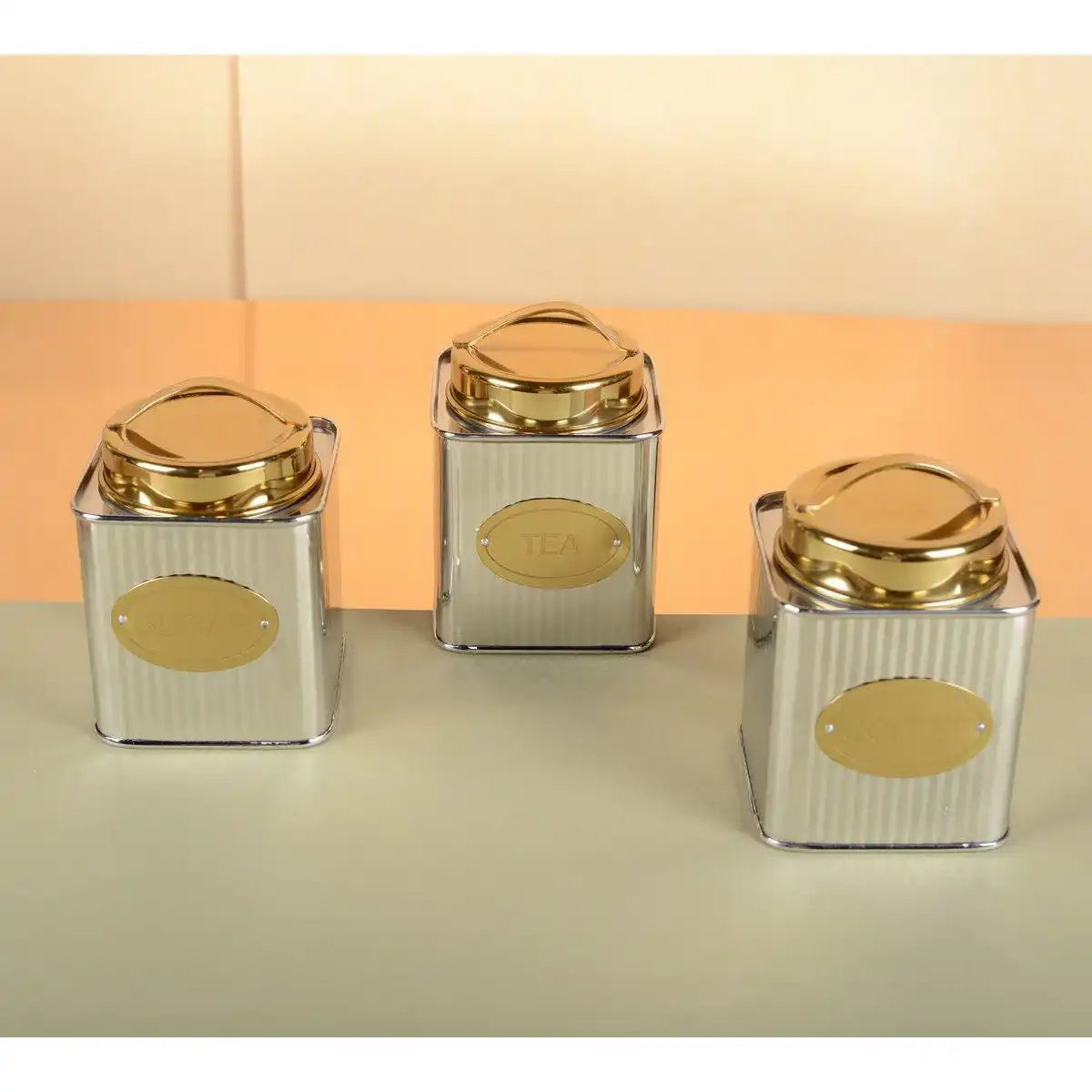 Silber- und Golden Box 10x10x10 cm - HomeDesign Knaus