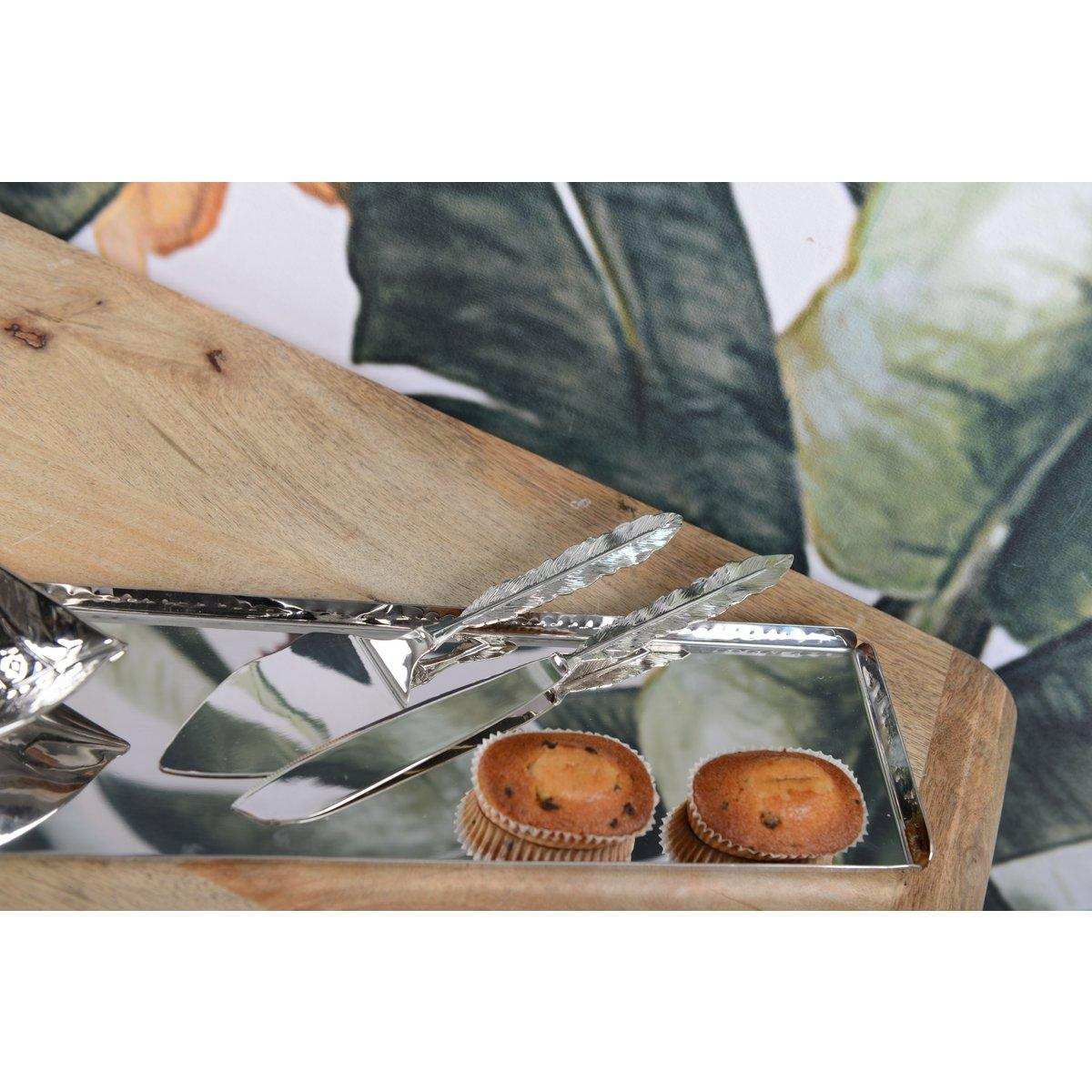 Silbertörtchenschaufel und Kuchenmesser - HomeDesign Knaus