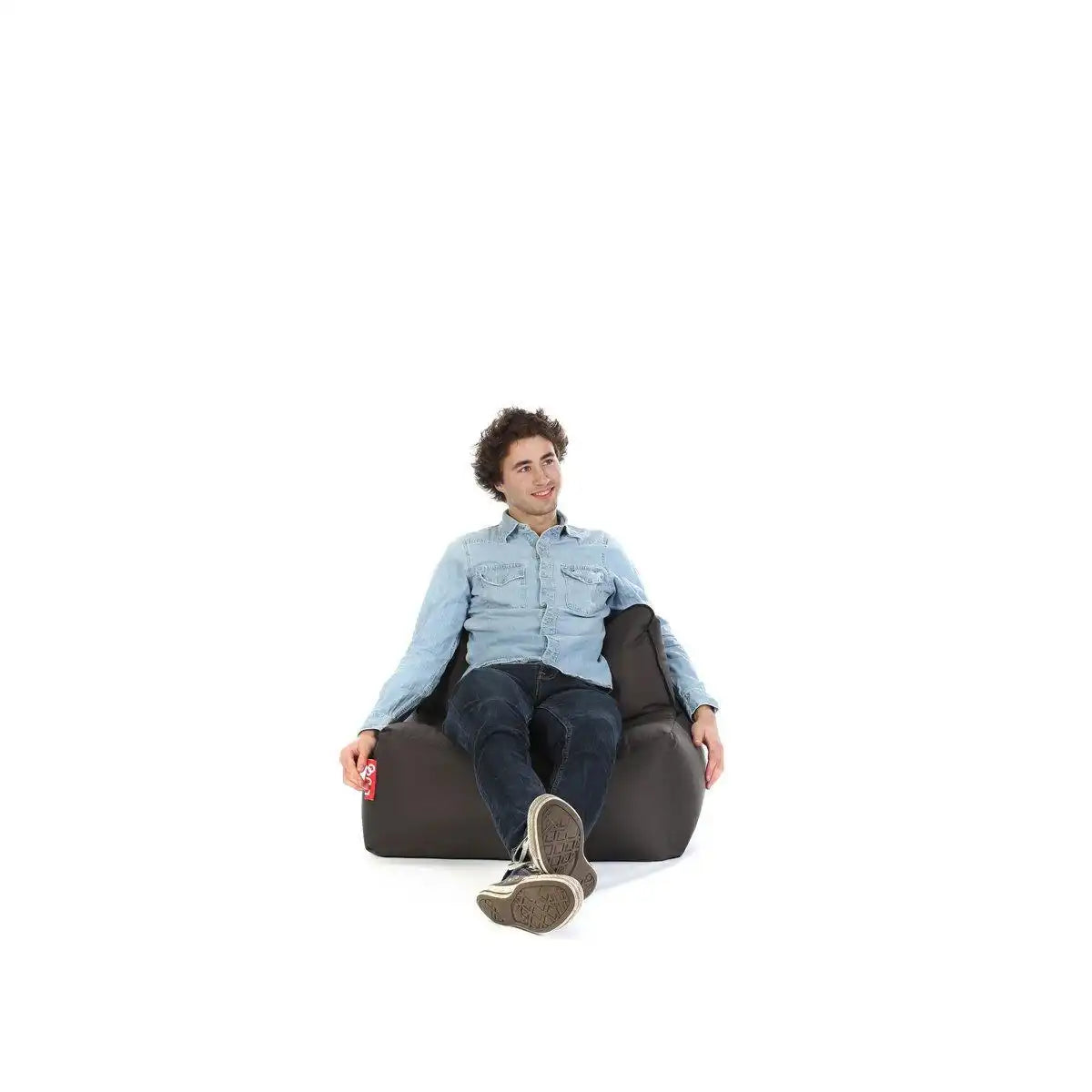 Sitzsack Pouf Polyester Rechteck 80 cm - HomeDesign Knaus