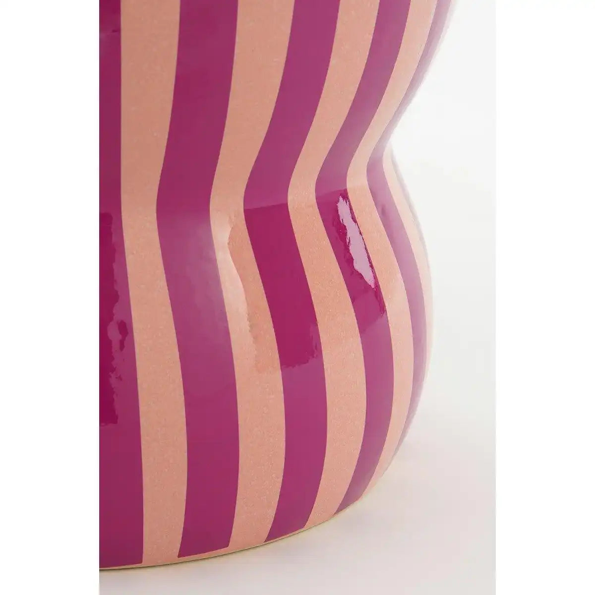 Skipper Beistelltisch – H44 x Ø32 cm – Keramik – Lila - HomeDesign Knaus