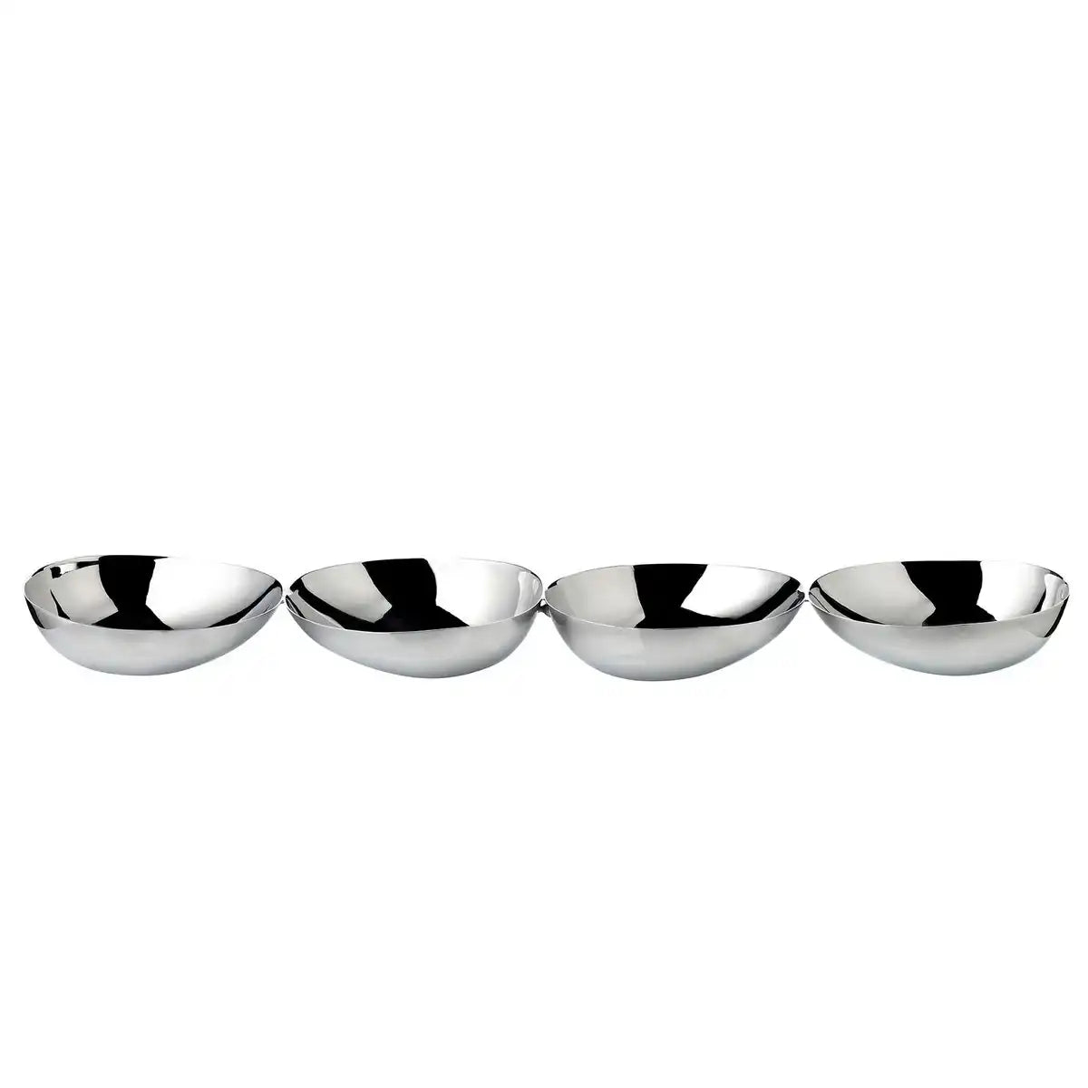 Snackschale 4-Fach Luma (L 38 cm), Edelstahl hochglanzpoliert - HomeDesign Knaus