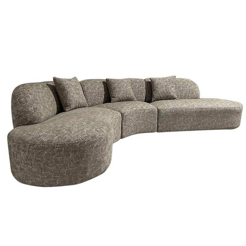Sofa Marbella 4-Sitzer Safiya Natur - HomeDesign Knaus