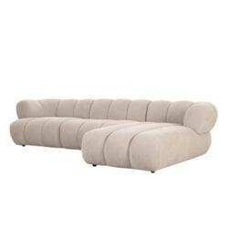 Sofa New York 4-Sitzer (Right Lounge) Beige - HomeDesign Knaus