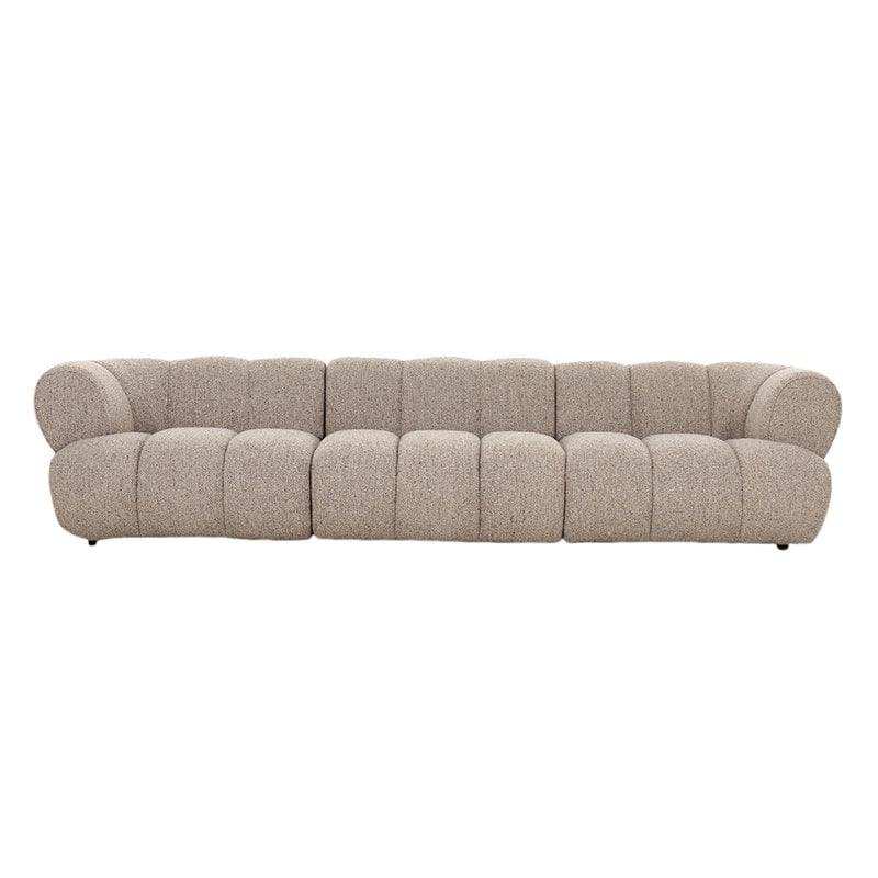 Sofa New York 4-Sitzer Sand Boucle - HomeDesign Knaus