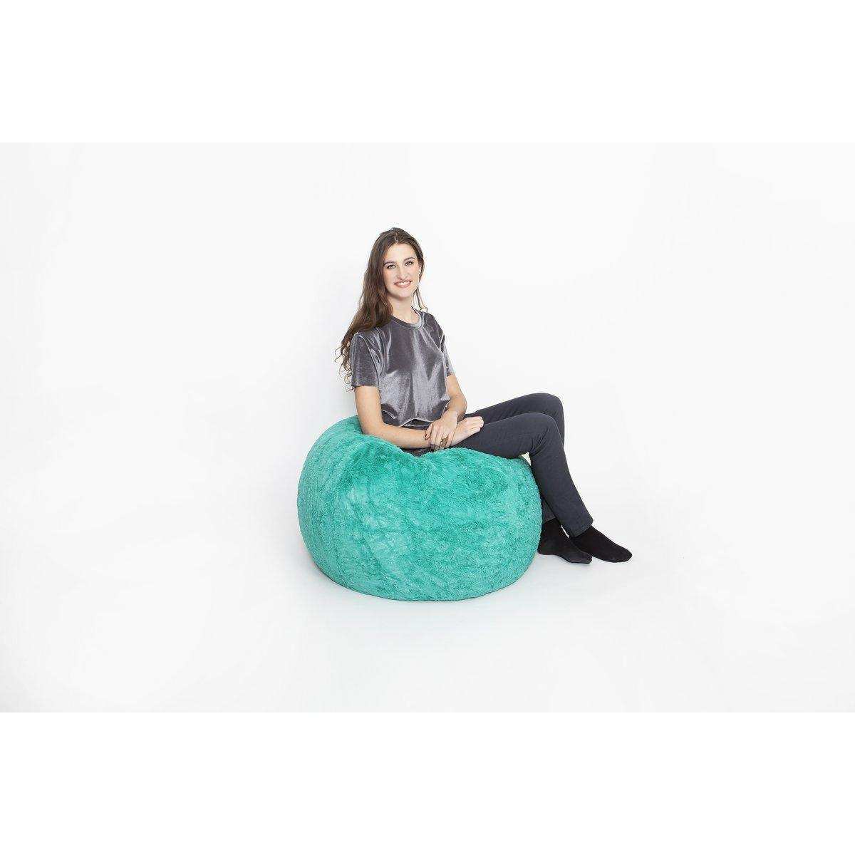 SOFTY EUROPA FLUFFY - grün - HomeDesign Knaus