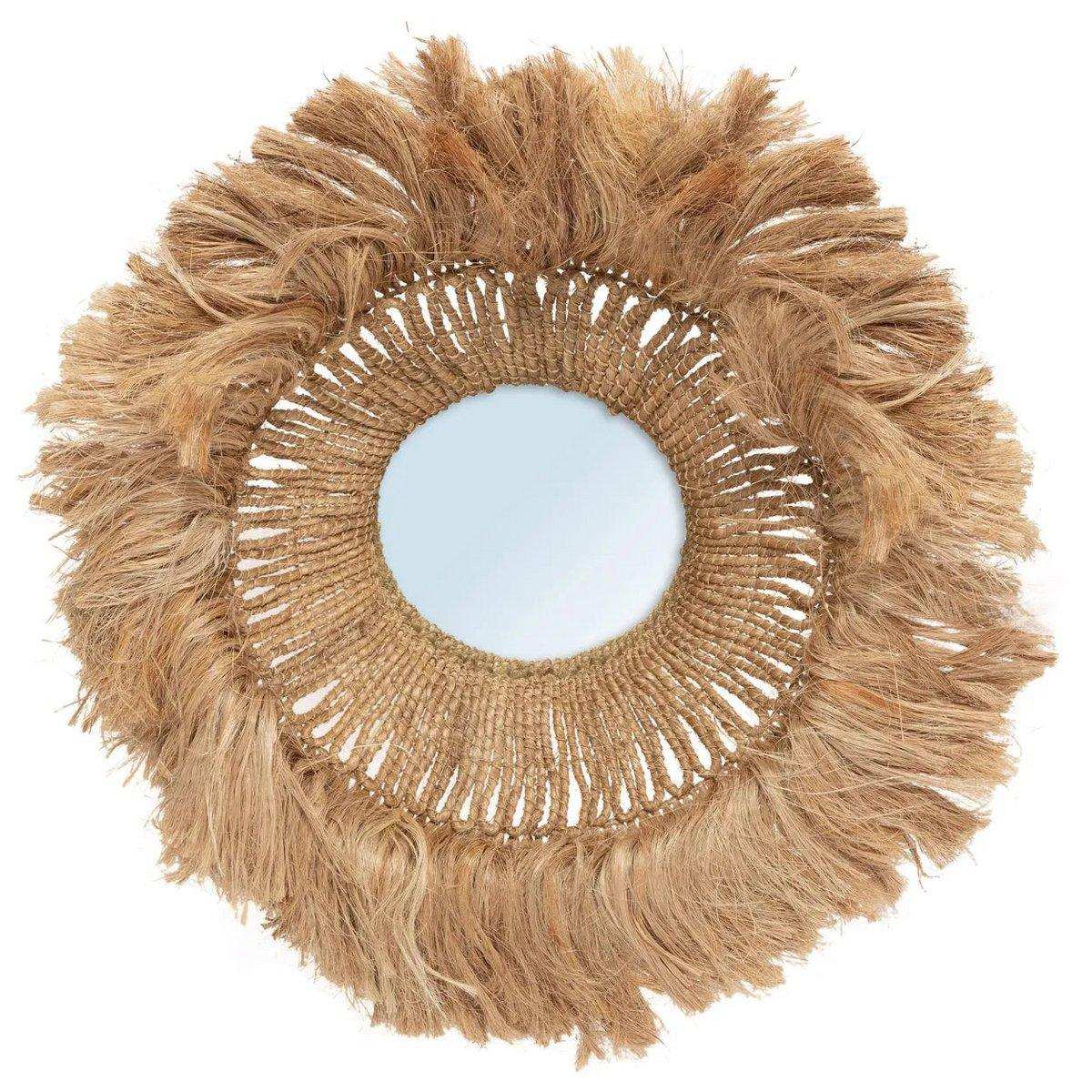 Solomon Spiegel Wandspiegel Natur 84cm - HomeDesign Knaus