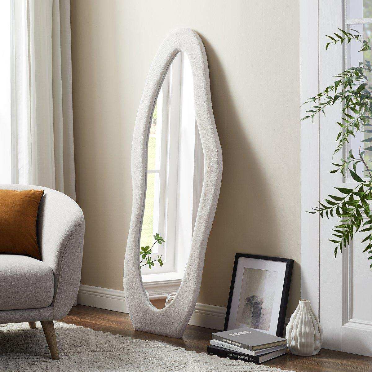 Spiegel Kunstfell Beige 60x160 cm - HomeDesign Knaus
