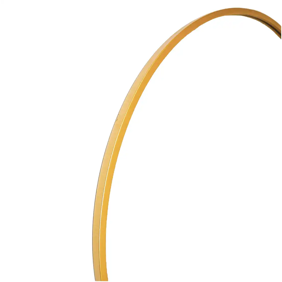 Spiegel - Rund - Metall - Gold - 60x2,5x60cm - HomeDesign Knaus