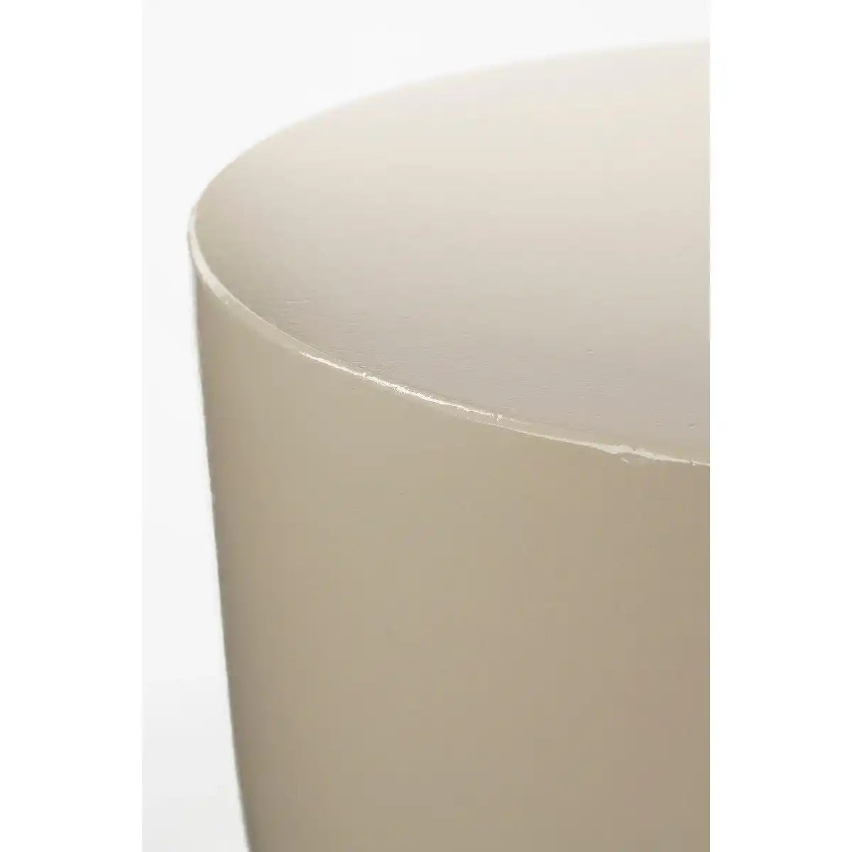 Stage Beistelltisch – H45 x Ø35 cm – Zement – Beige - HomeDesign Knaus