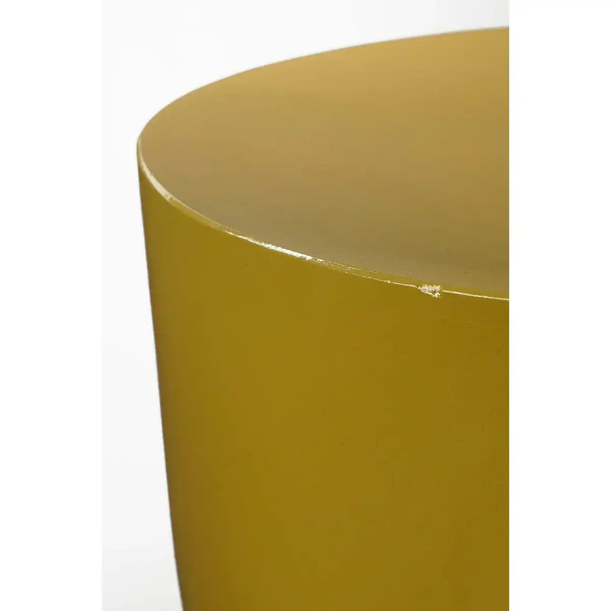 Stage Beistelltisch – H45 x Ø35 cm – Zement – Gelb - HomeDesign Knaus