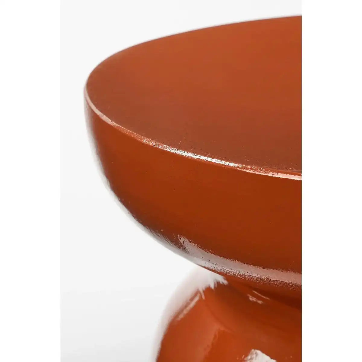 Stage Beistelltisch – H45 x Ø35 cm – Zement – Orange - HomeDesign Knaus