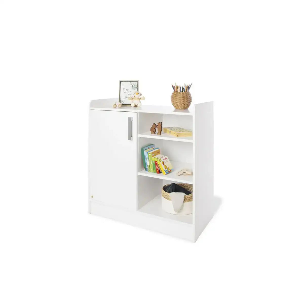 Starter-Set 'Hilda & Viktoria', weiß
2 Teile: Hausbett, Wickelkommode - HomeDesign Knaus