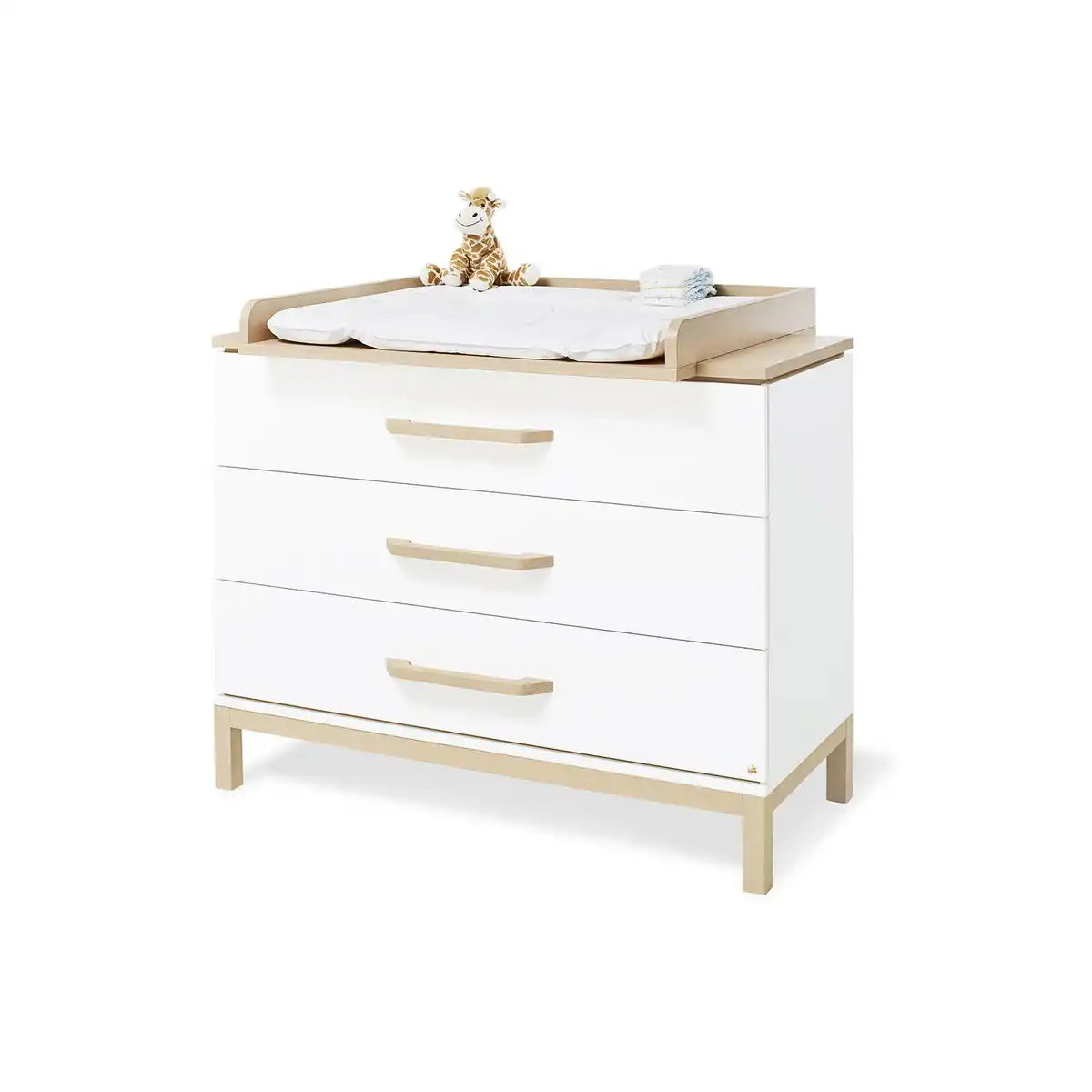 Starter-Set 'Light' breit
2-teilig: Kinderbett, breite Wickelkommode - HomeDesign Knaus