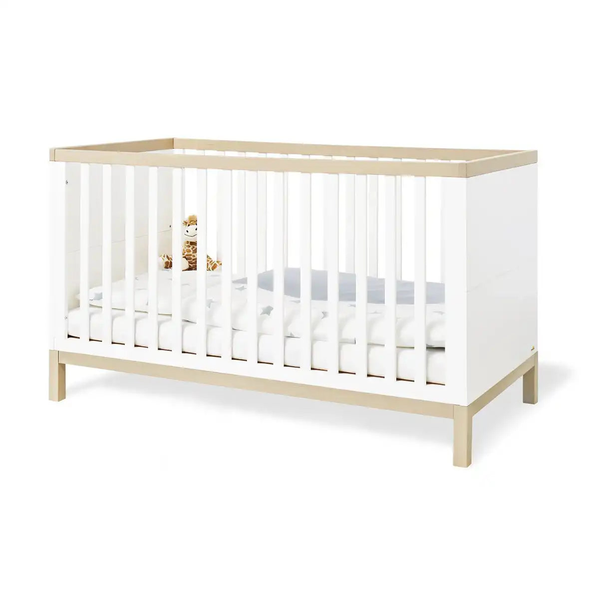 Starter-Set 'Light' breit
2-teilig: Kinderbett, breite Wickelkommode - HomeDesign Knaus