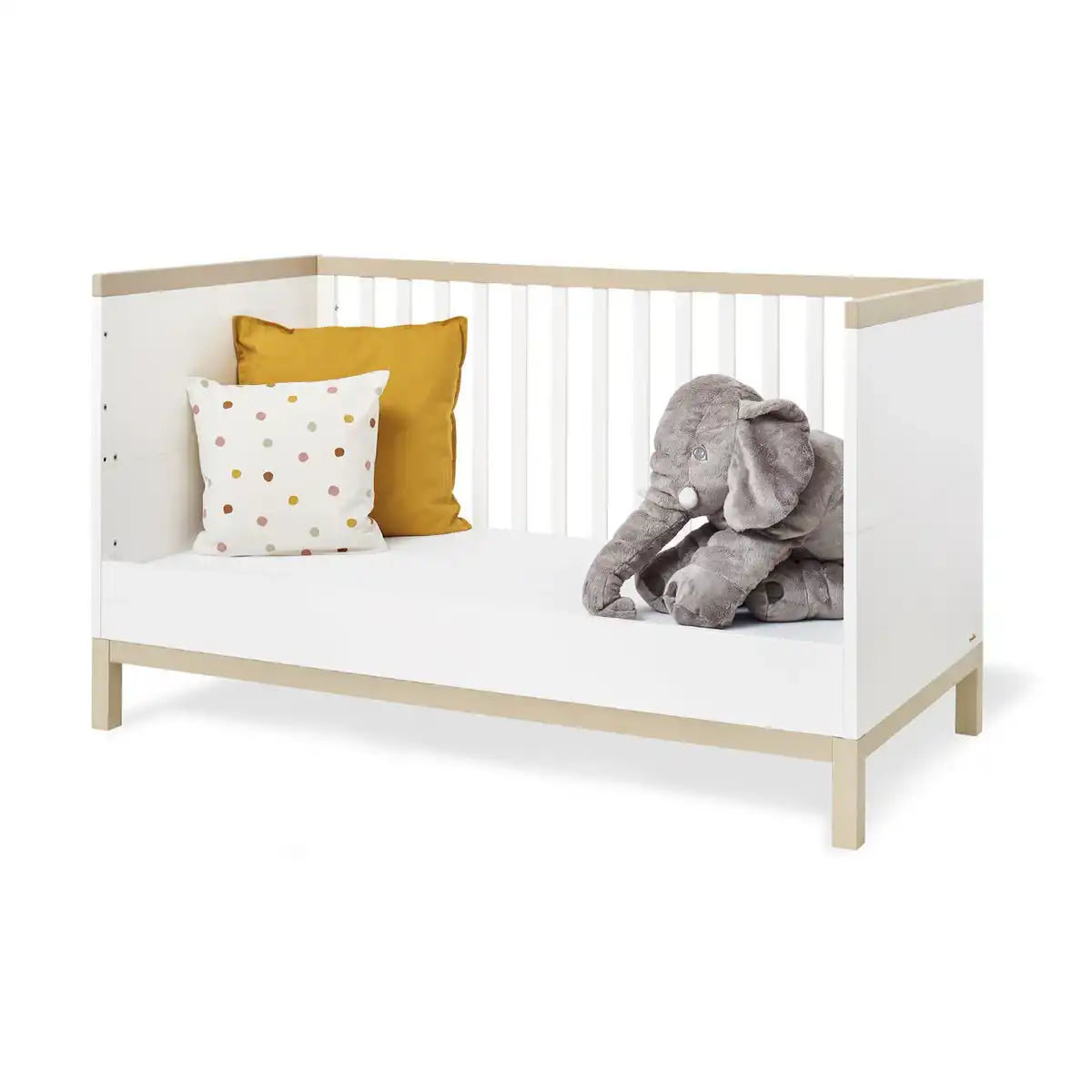 Starter-Set 'Light' breit
2-teilig: Kinderbett, breite Wickelkommode - HomeDesign Knaus