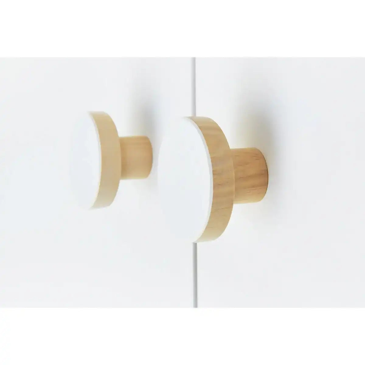Starterset 'Rund' breit2-teilig: Kinderbett, breite Wickelkommode - HomeDesign Knaus
