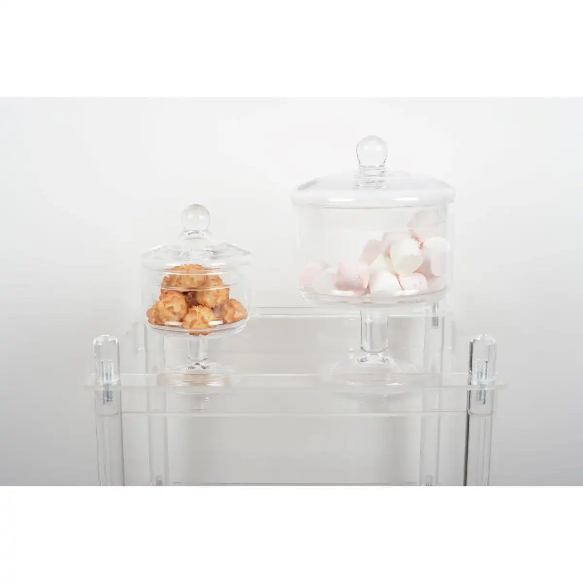 STEHENDER SÜSSIGKEITEN AUS GLAS 17X17X29CM - HomeDesign Knaus