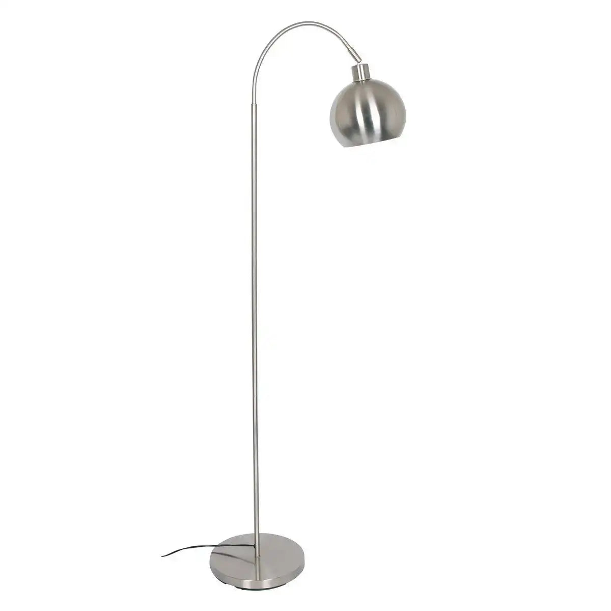 Stehlampe aus Metall in Edelstahloptik - HomeDesign Knaus