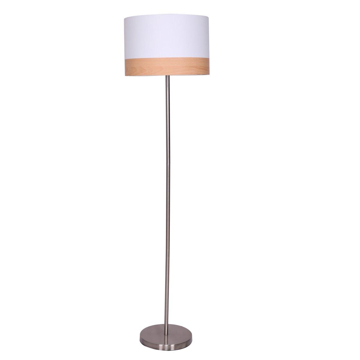 Stehlampe rund weiß Ø 38 cm - HomeDesign Knaus