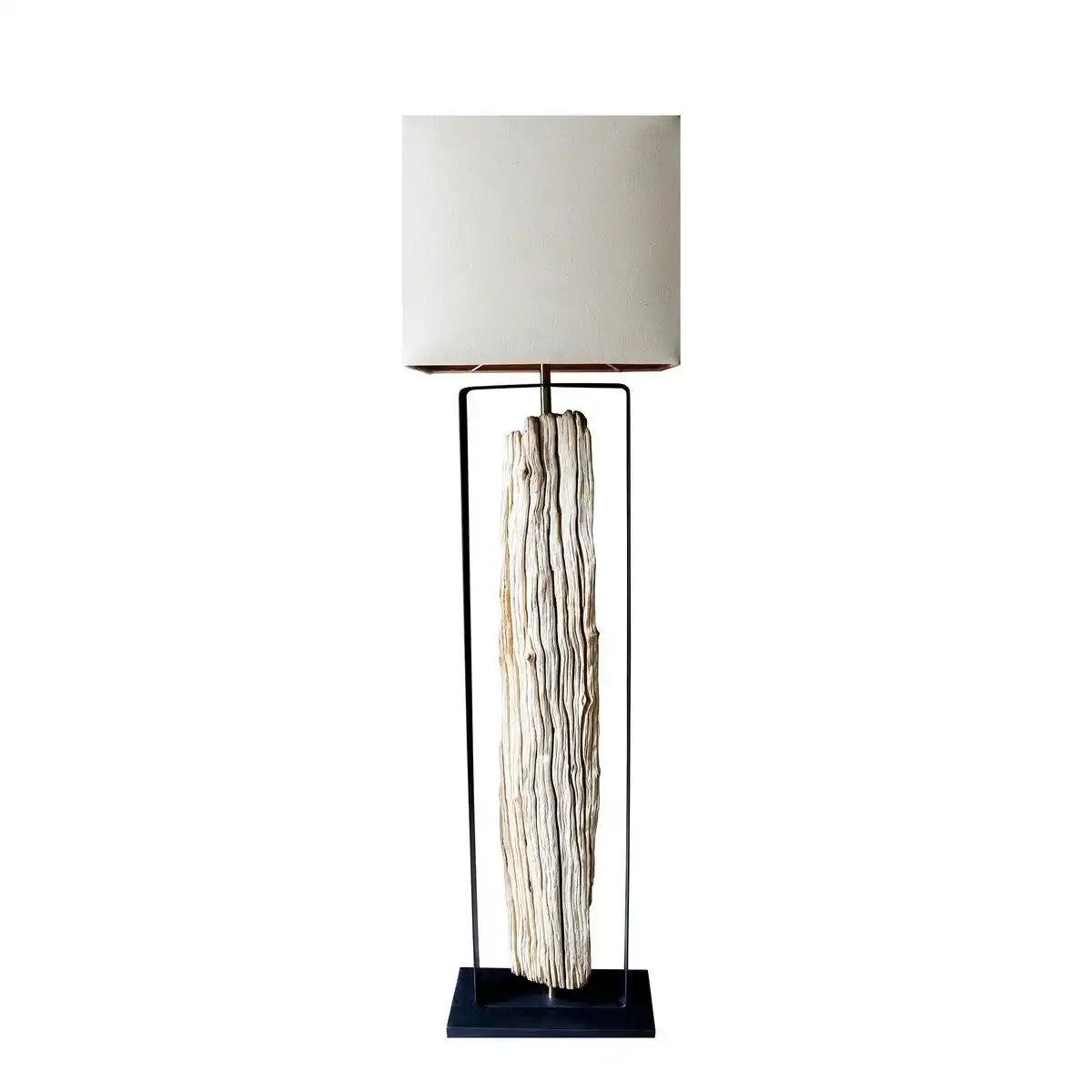 Stehleuchte Treibholz Natur/Beige 165 cm - HomeDesign Knaus