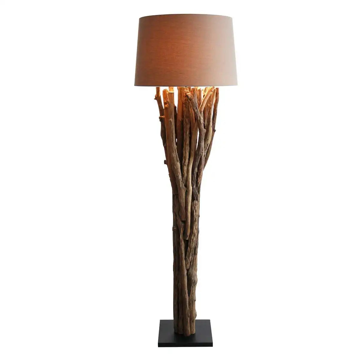Stehleuchte Treibholz Natur/Braun 175 cm - HomeDesign Knaus