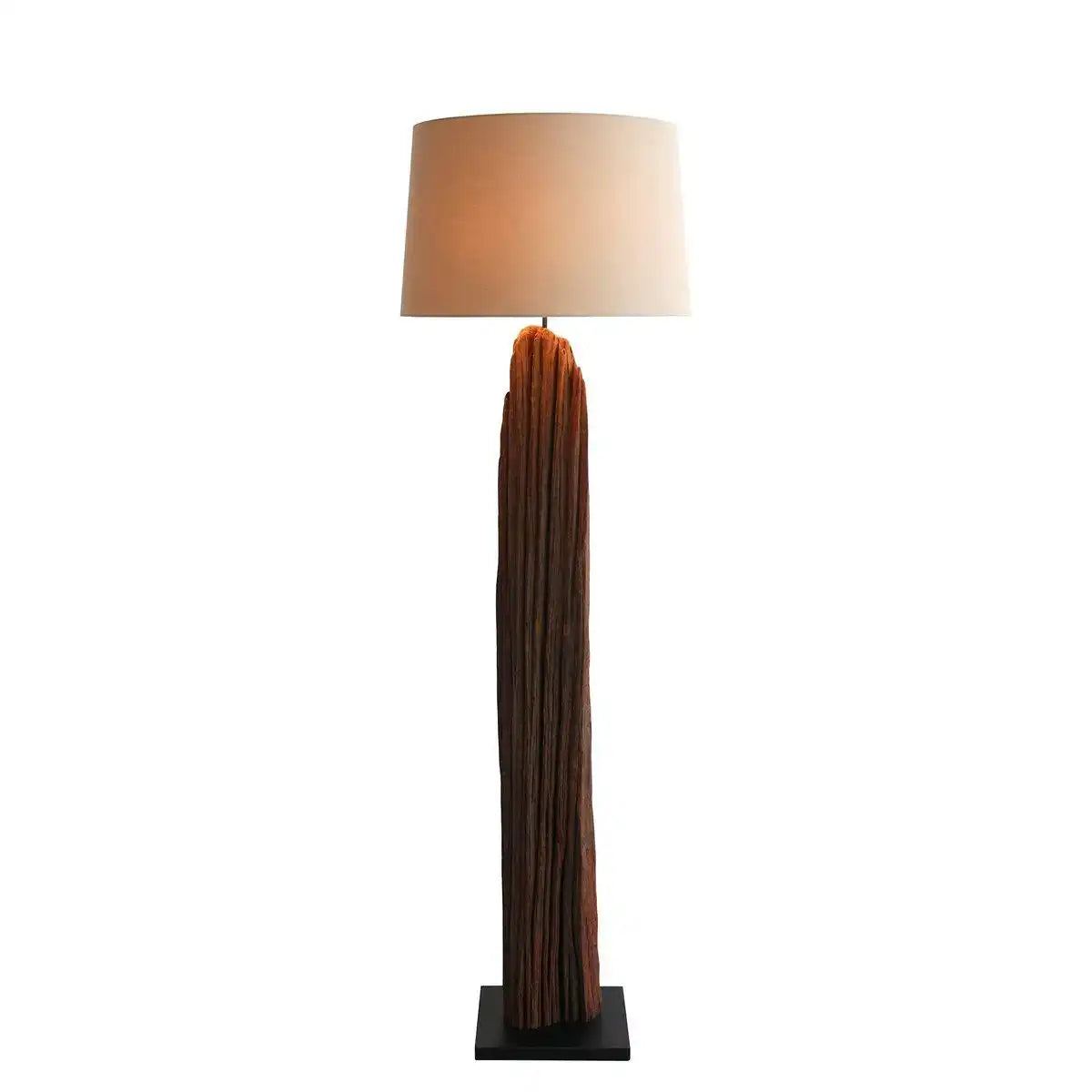 Stehleuchte Treibholz Natur/Weiß 175 cm - HomeDesign Knaus