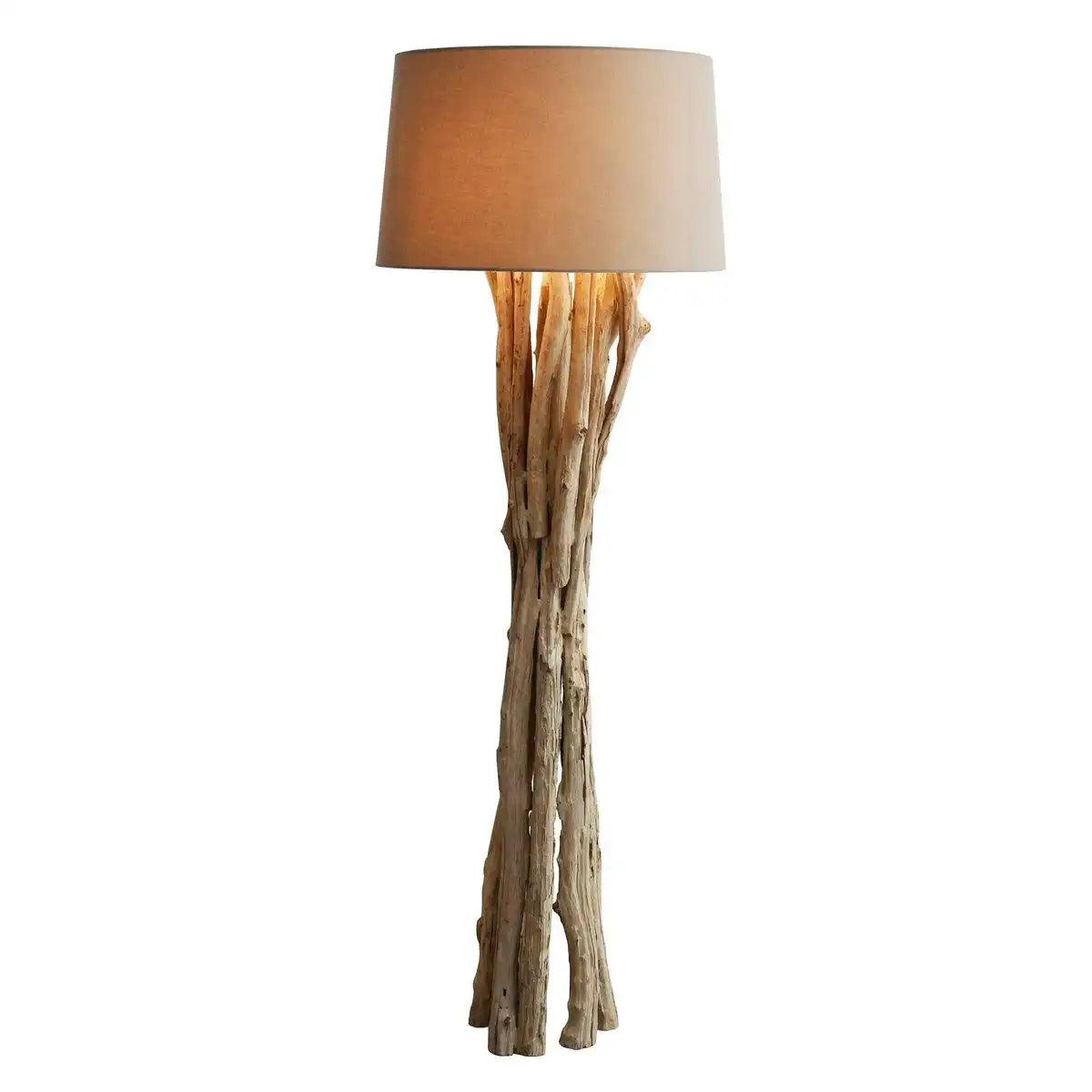Stehleuchte Treibholz Weiß 145 cm - HomeDesign Knaus