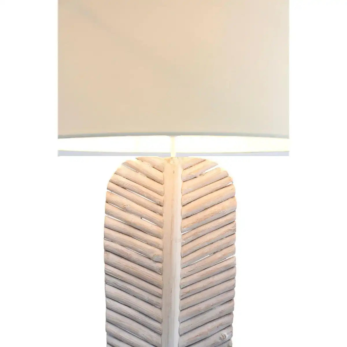 Stehleuchte Treibholz Weiß 175 cm - HomeDesign Knaus