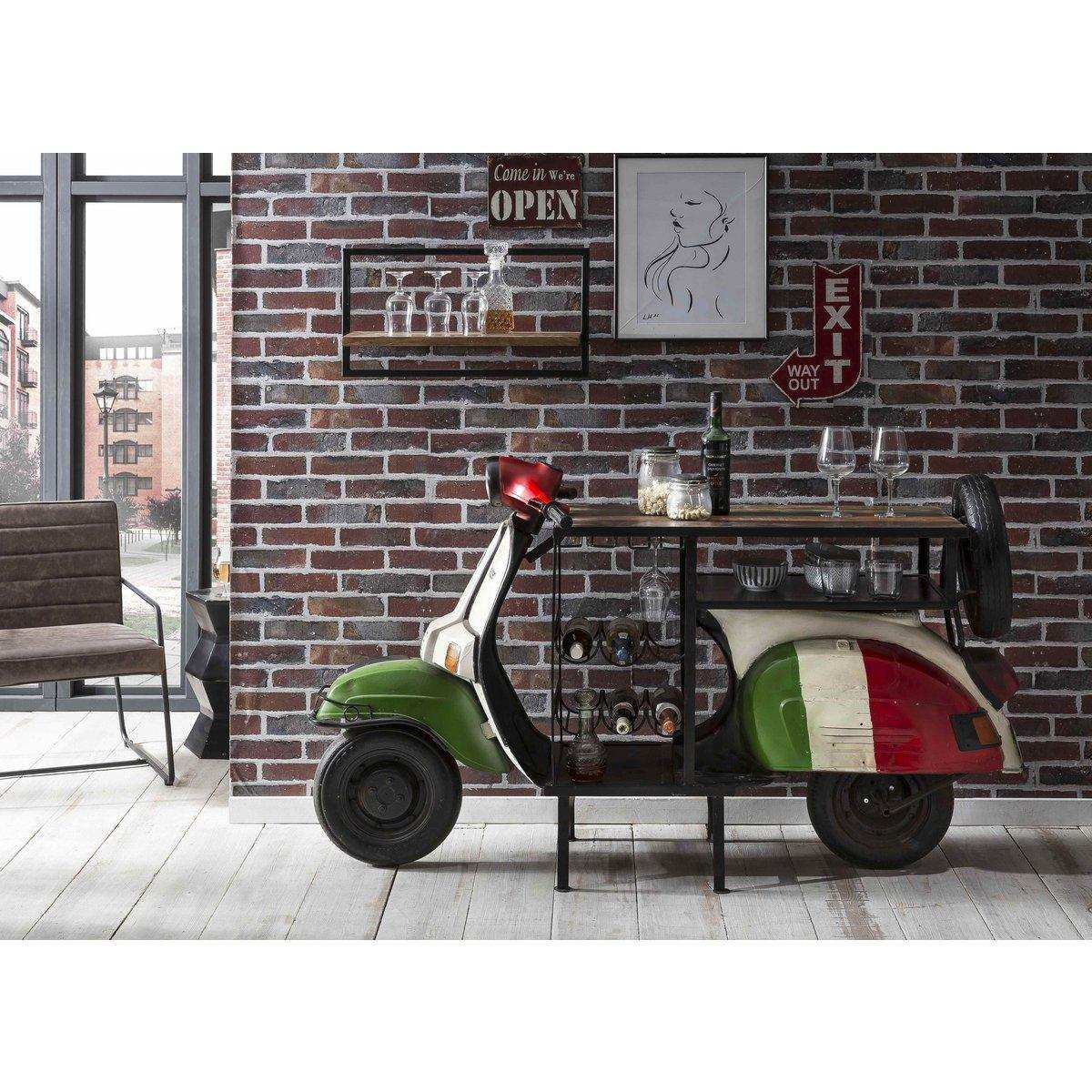 Stehtisch "Italien" aus einem recyceltem Roller - HomeDesign Knaus