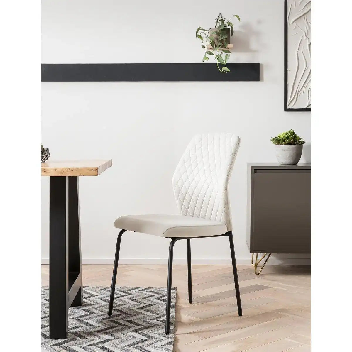 Stuhl 2er Set Beige - HomeDesign Knaus