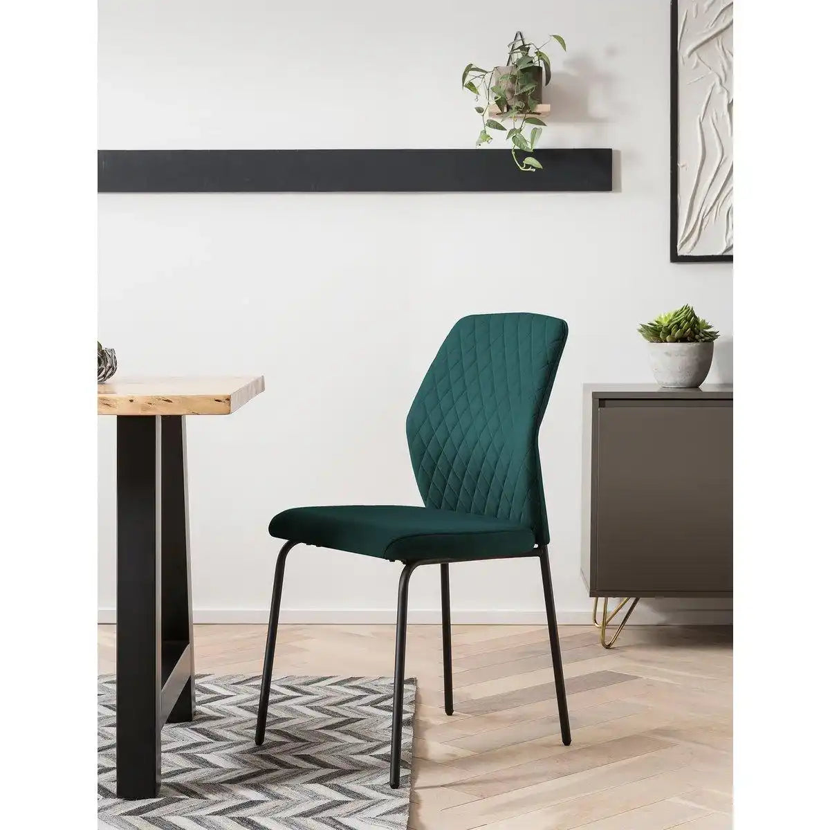 Stuhl 2er Set Grün - HomeDesign Knaus