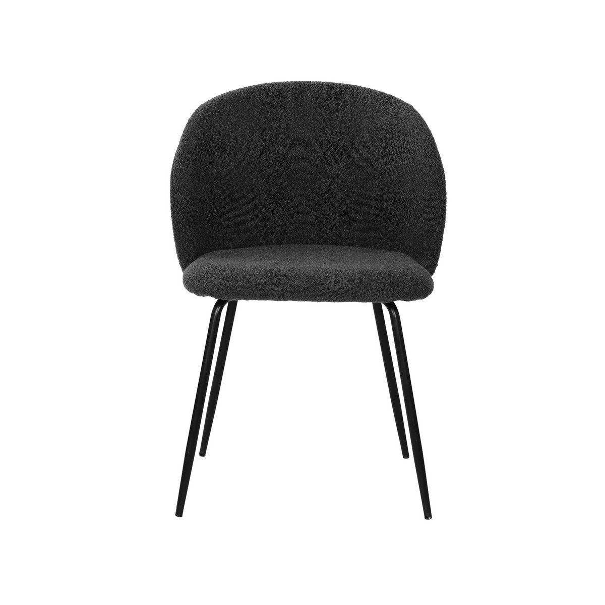 Stuhl 2er Set mit Bezug aus Strukturstoff - HomeDesign Knaus