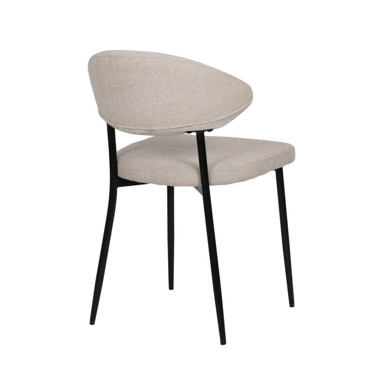 Stuhl 2er Set mit Strukturstoff - HomeDesign Knaus