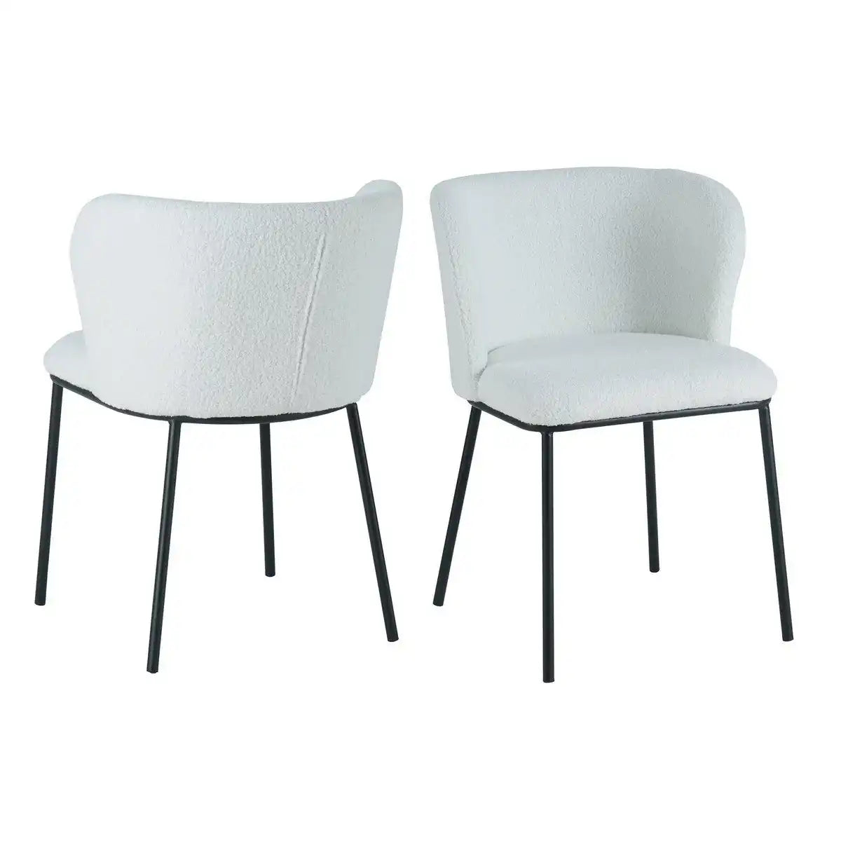 Stuhl 2er Set Weiß - HomeDesign Knaus