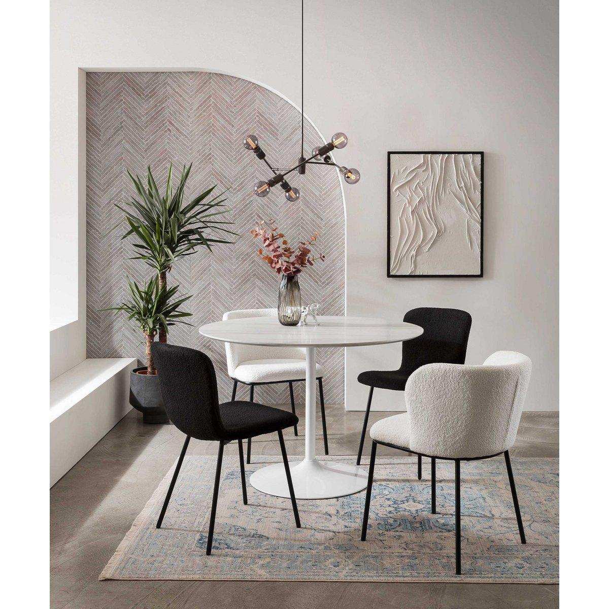 Stuhl 2er Set Weiß - HomeDesign Knaus