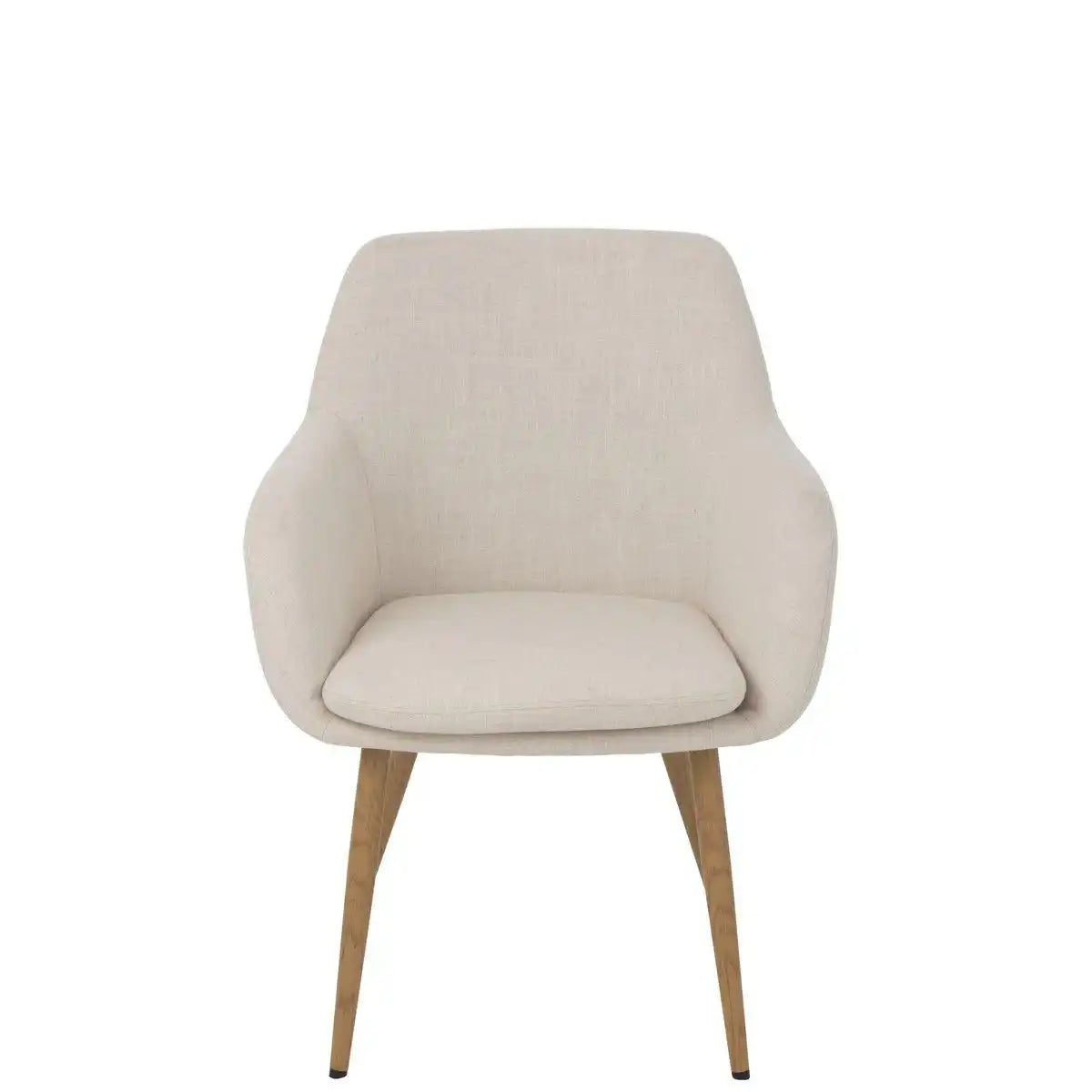 Stuhl Miles Stahl/Schaum Elfenbein - HomeDesign Knaus